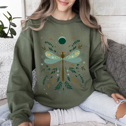 Floral Night Sky - Sweatshirt