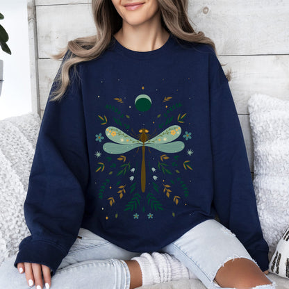 Floral Night Sky - Sweatshirt