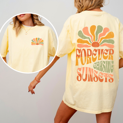 Forever Chasing Sunsets - Comfort Colors T-Shirt