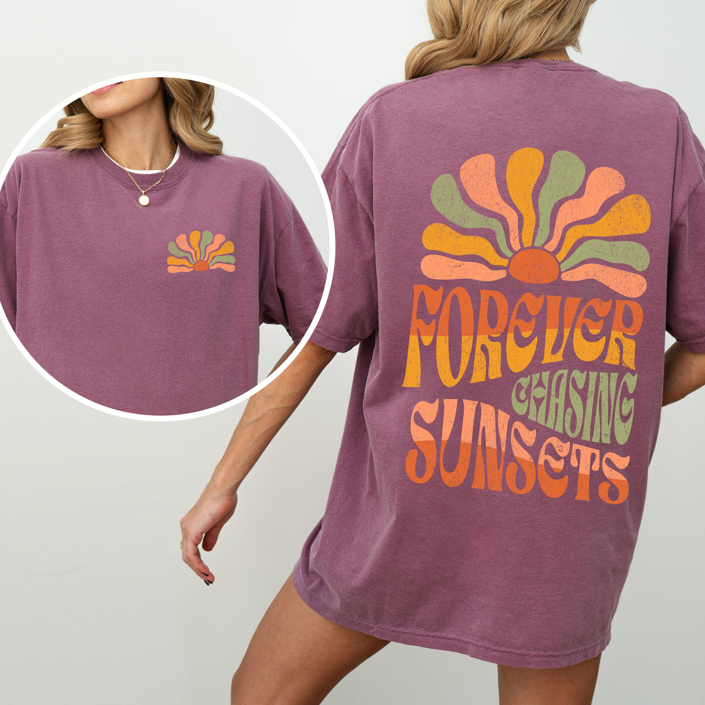Forever Chasing Sunsets - Comfort Colors T-Shirt