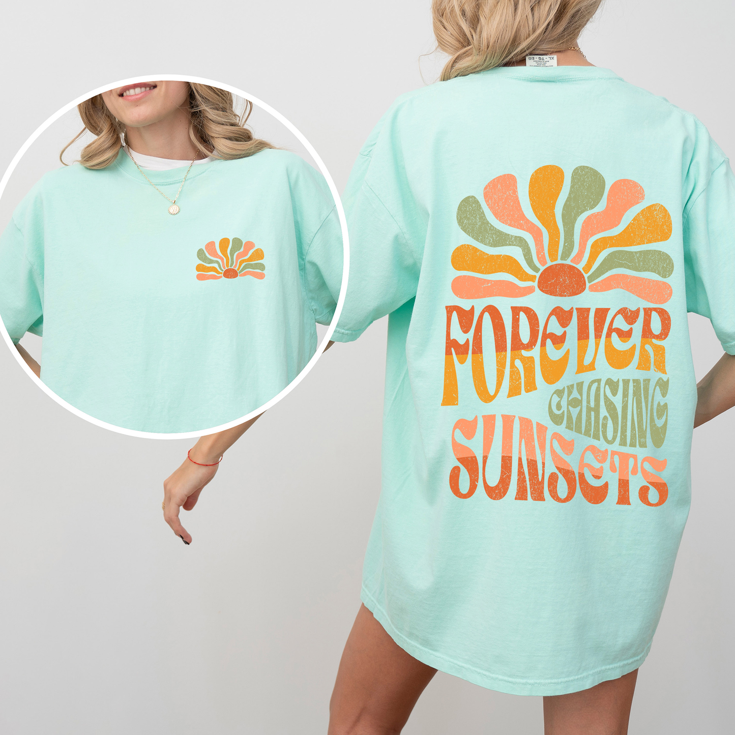 Forever Chasing Sunsets - Comfort Colors T-Shirt