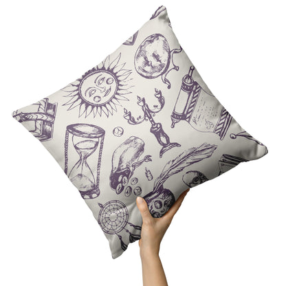 Fortune Teller - Throw Pillow (Light)