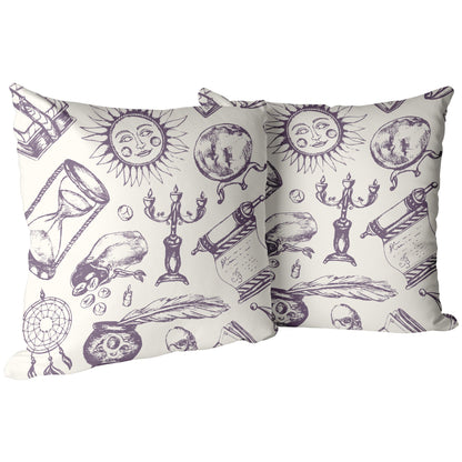 Fortune Teller - Throw Pillow (Light)