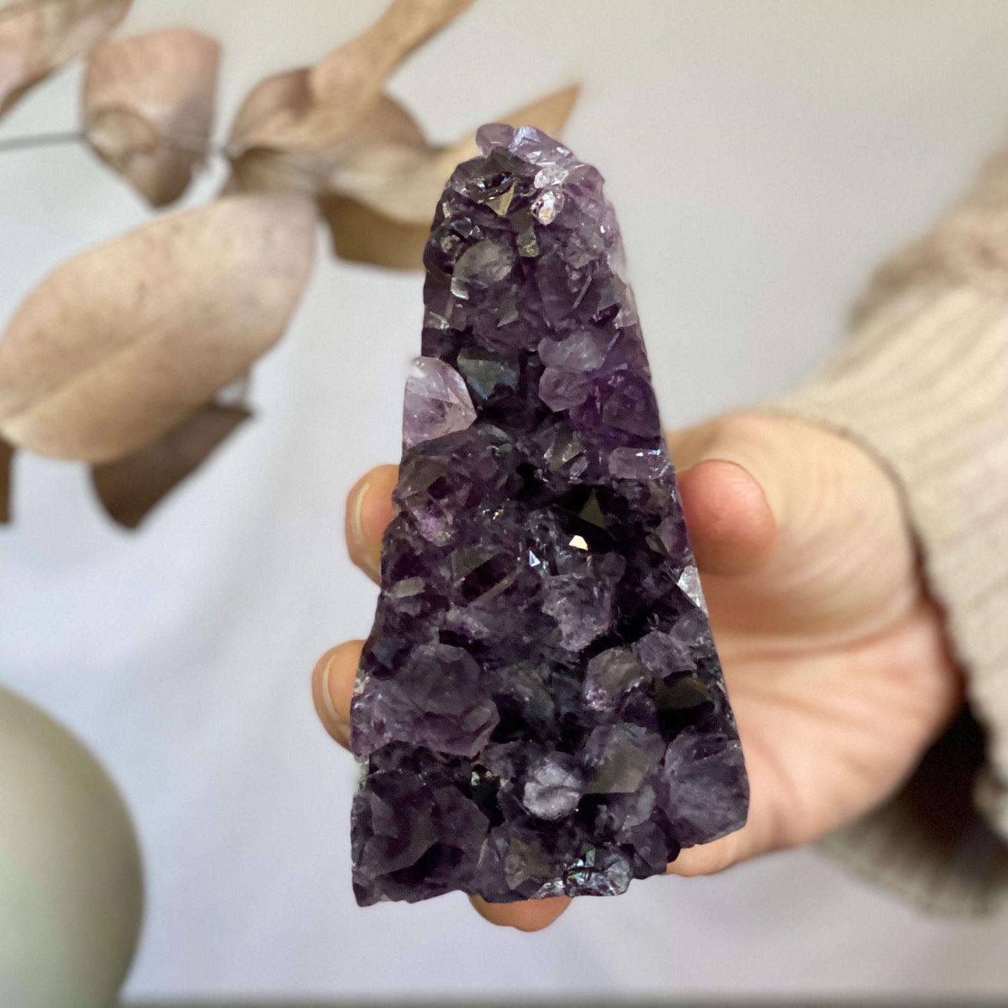 Raw Amethyst Gemstone Rock for sale, Cathedral Amethyst