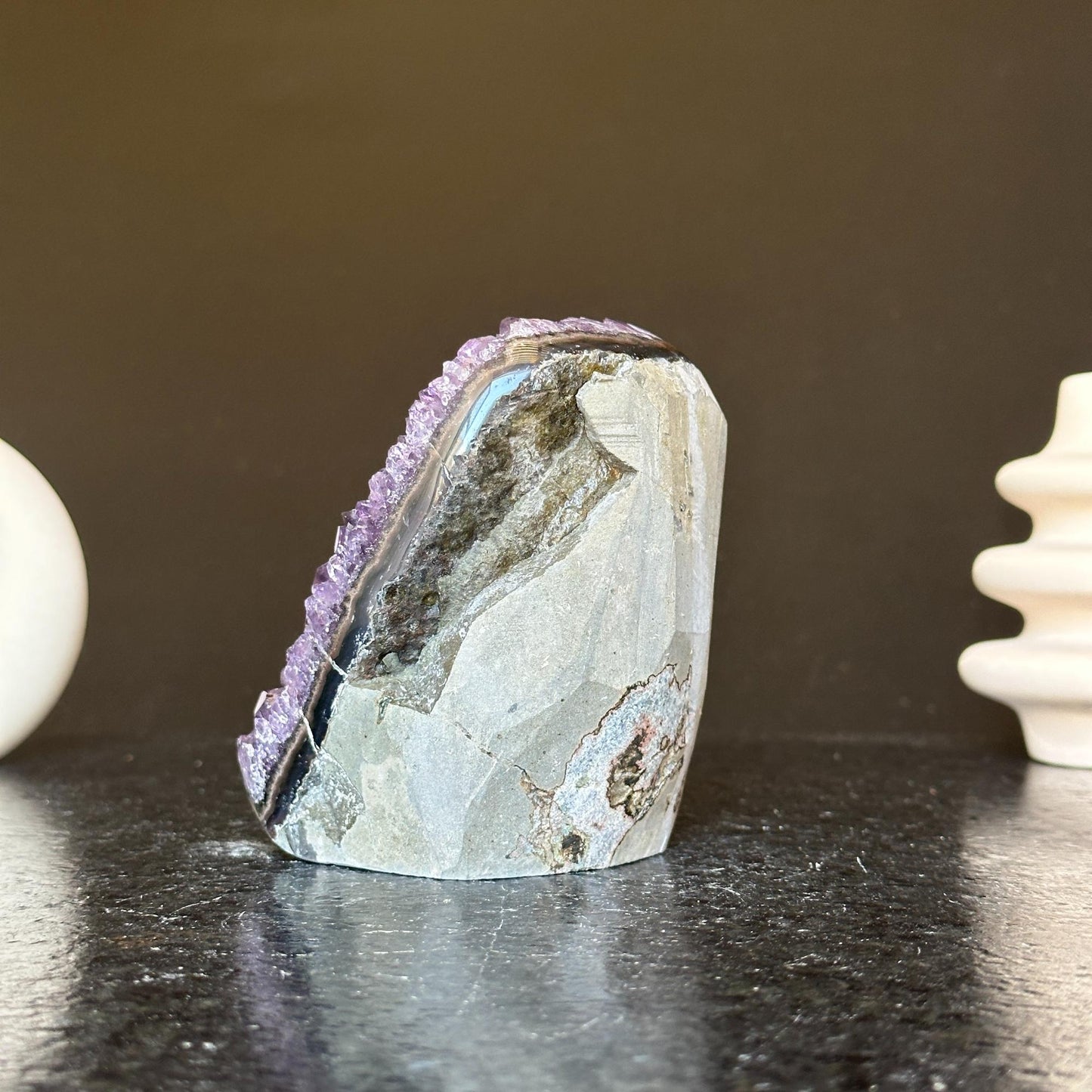 Deep Purple Amethyst cathedral geode