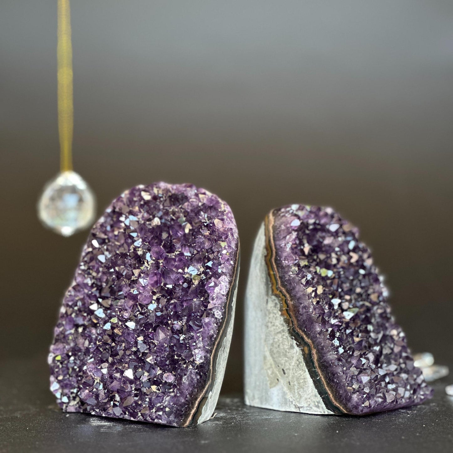 Amethyst point set of 2