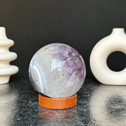 Amethyst sphere 1 lb! (base included)