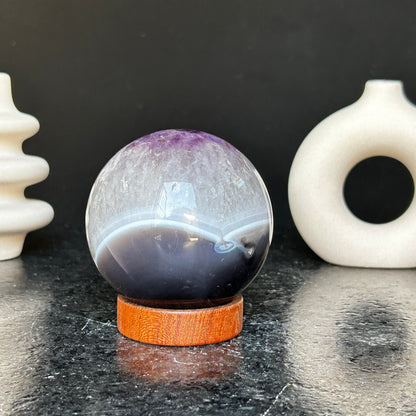 Amethyst sphere 1 lb! (base included)