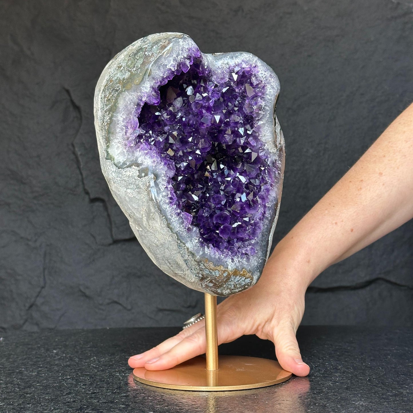 Large Amethyst Geode Crystal