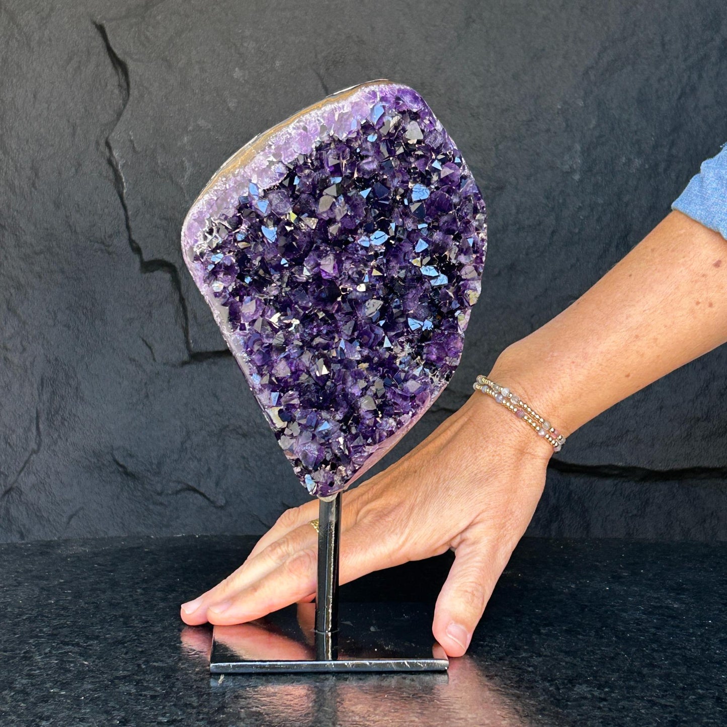 Natural Amethyst Crystal Geode