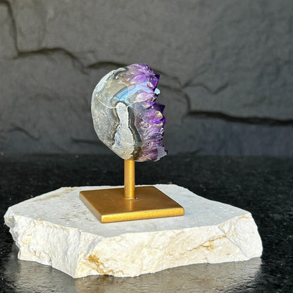 Amethyst Cluster Sets – Rare Sizes with Stands, Uruguay Ethically Sourced