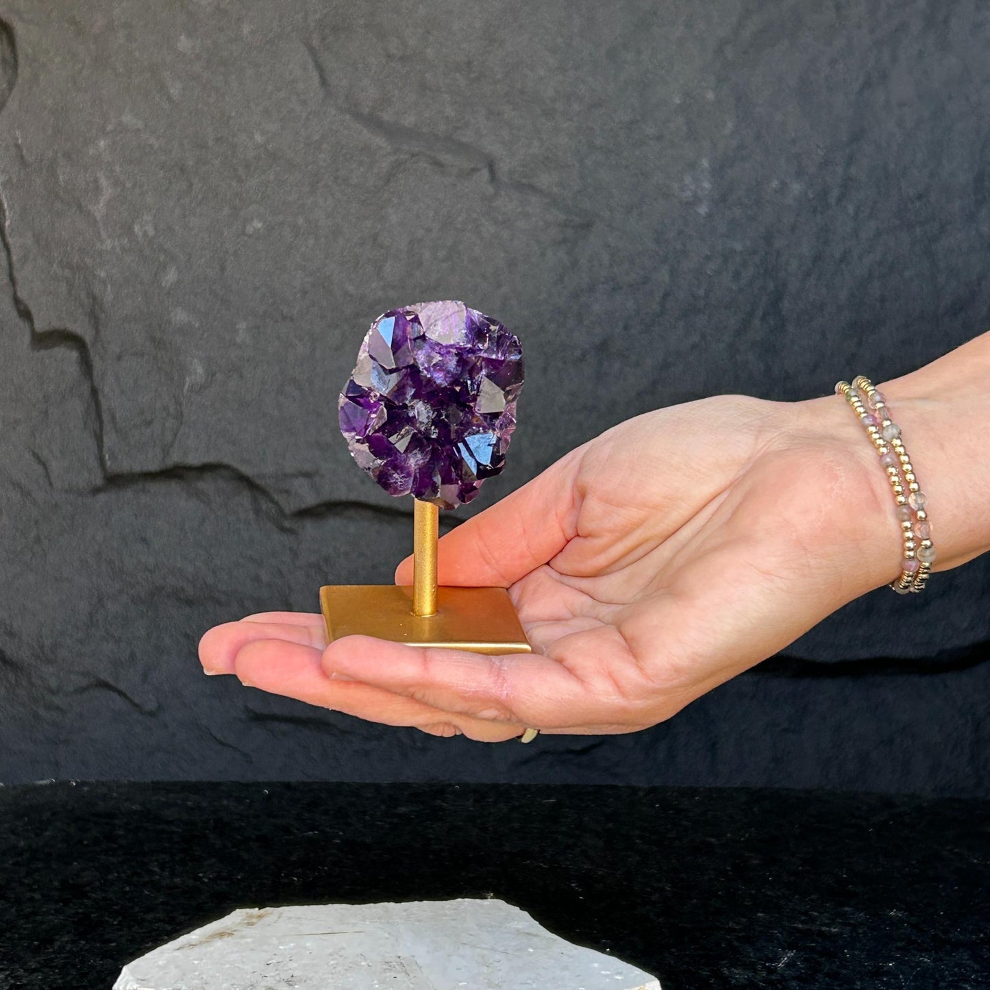 Amethyst Cluster Sets! RARE SIZES! - Comes with Stands! - (URUGUAY) Ethically Sourced