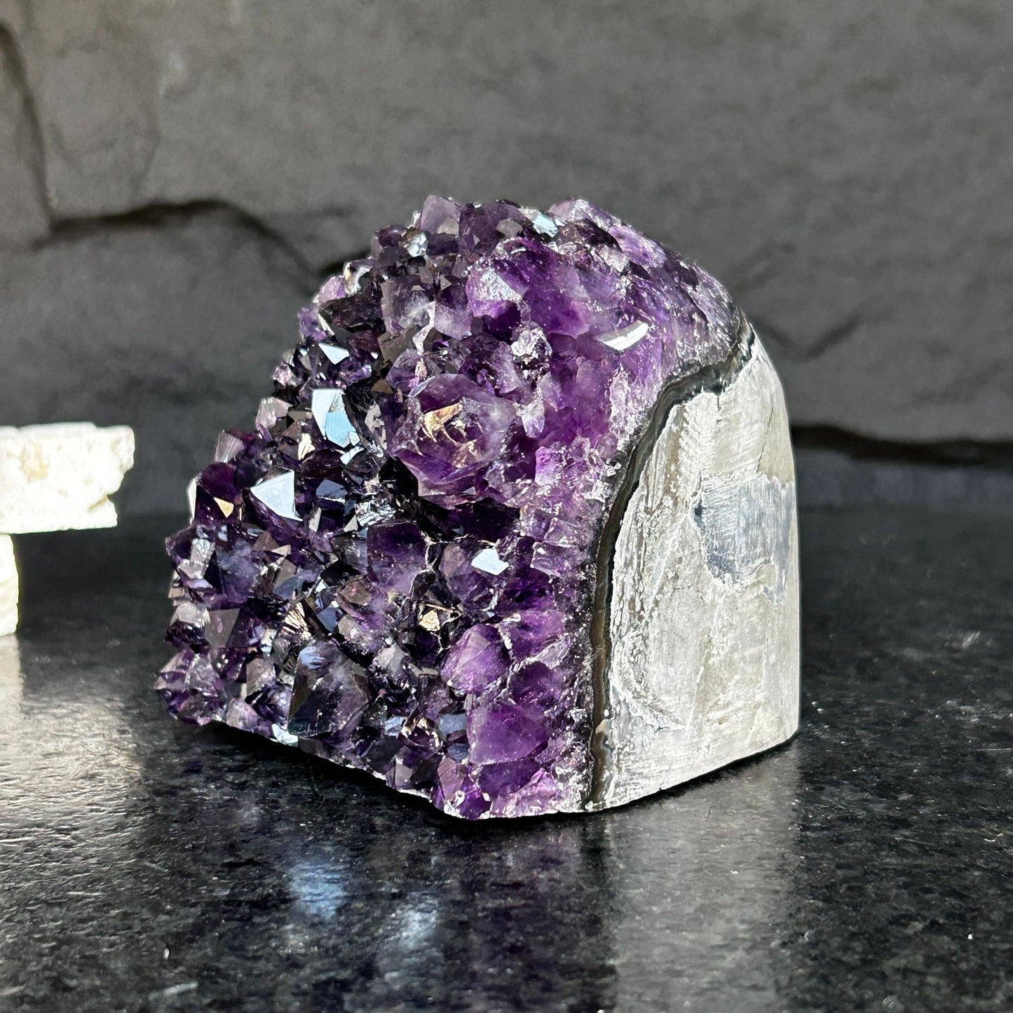 Amethyst Cave Geode with Agate formations, Huge Crystal Cluster for Collectors
