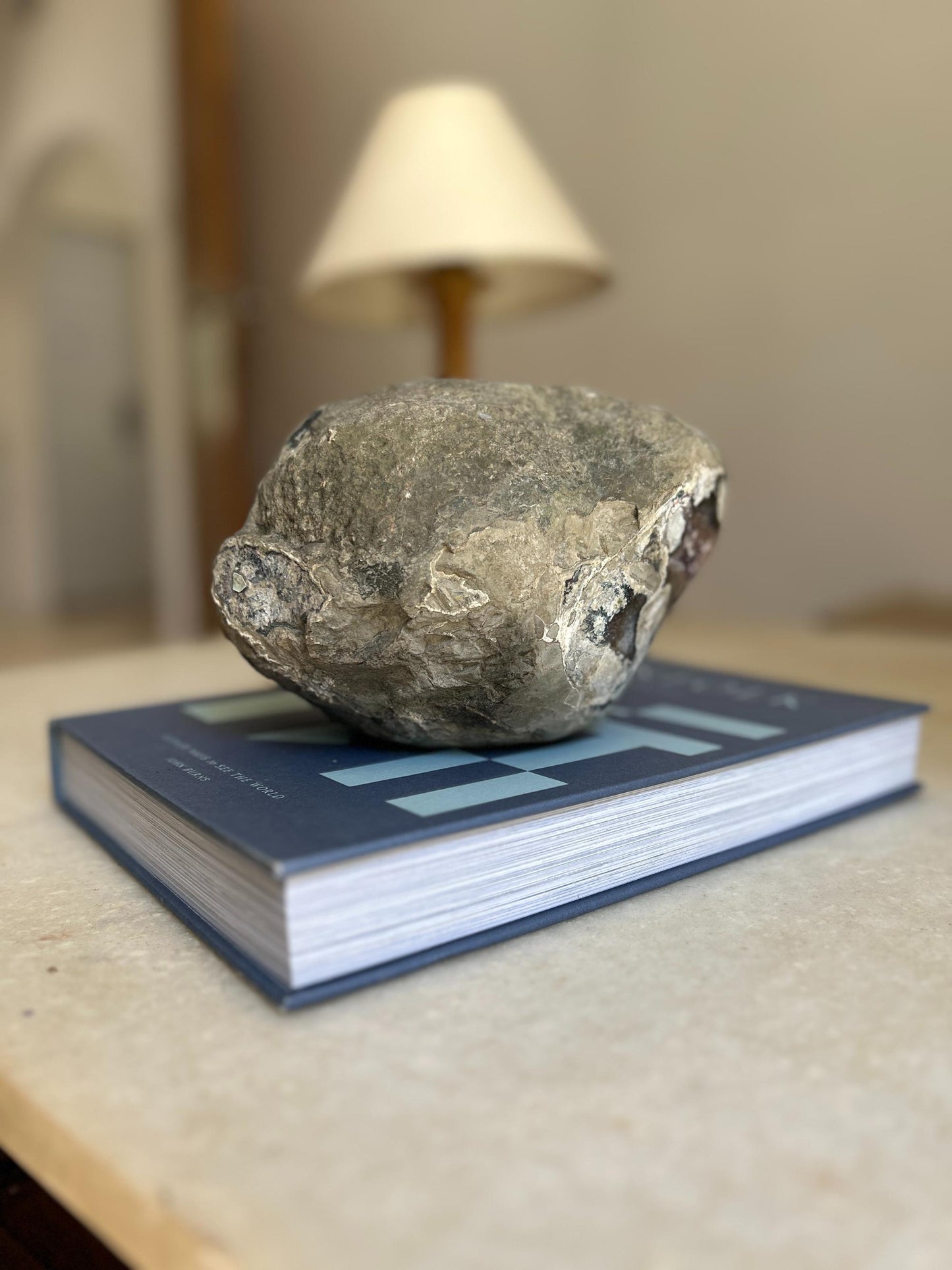 Outstanding Amethyst Geode Cave, Large decor piece, Purple crystal for coffee table