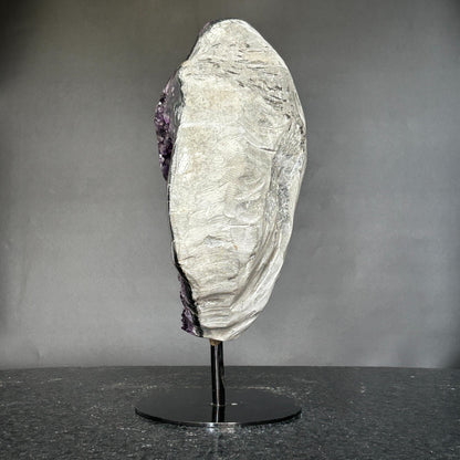 Deep Purple Amethyst Statement Piece – 13 lb Uruguay Geode, Ethically Sourced