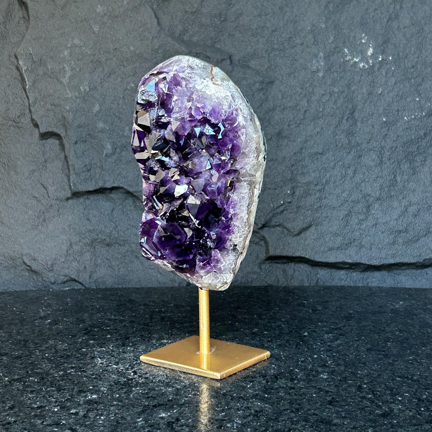 Unique Premium Amethyst with Display