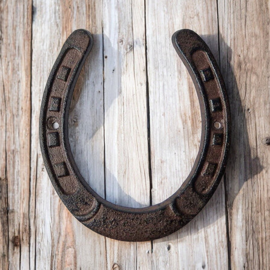 Western Cast Iron Large Horseshoe - Good Luck Wall Decor