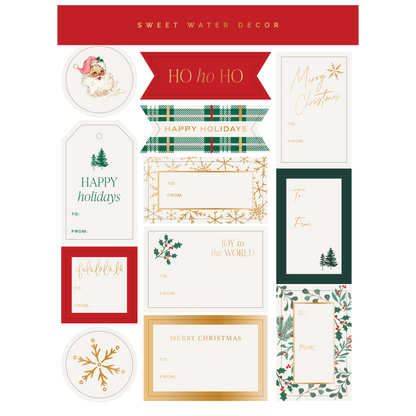 Holiday Classic Gift Tags Set