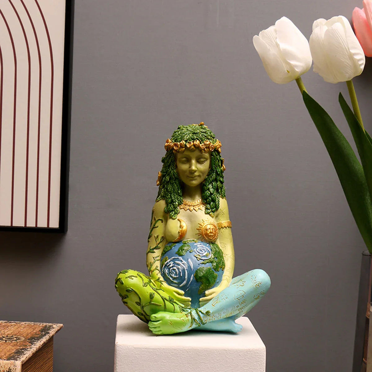 Gaia Earth Goddess Statue