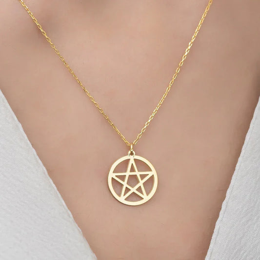 Pentacle Chain Necklace