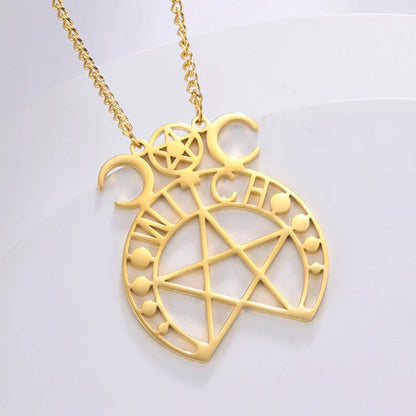 Pentacle Symbols Necklace