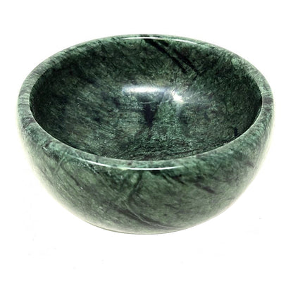 Green Marble Smudge Bowl 4"