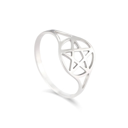 Pentacle Stainless Steel Rings