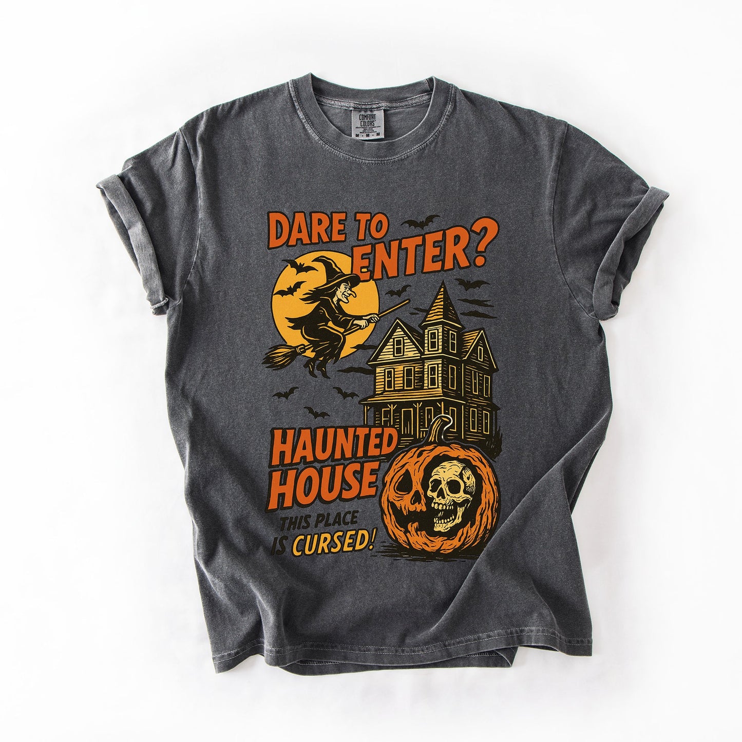 Haunted House - Comfort Colors T-Shirt