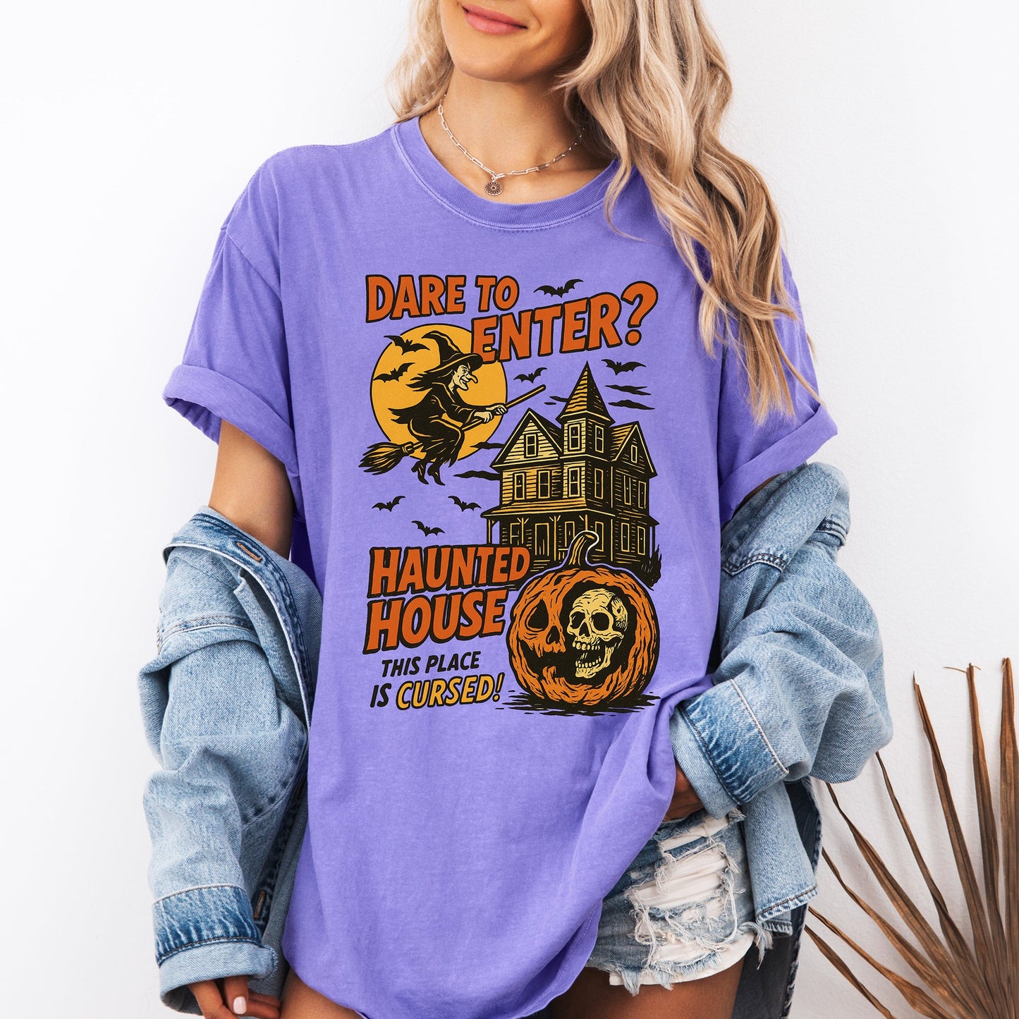 Haunted House - Comfort Colors T-Shirt
