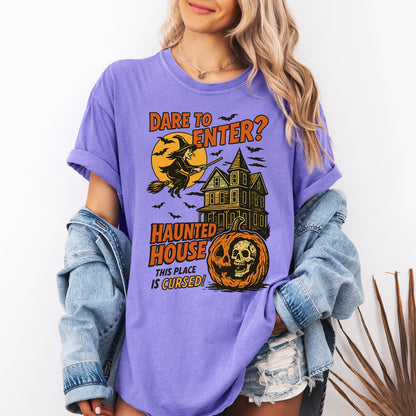 Haunted House - Comfort Colors T-Shirt