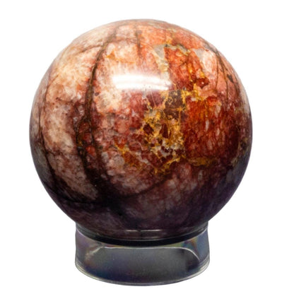 Hematoid "Fire" Quartz Spheres 52-54mm