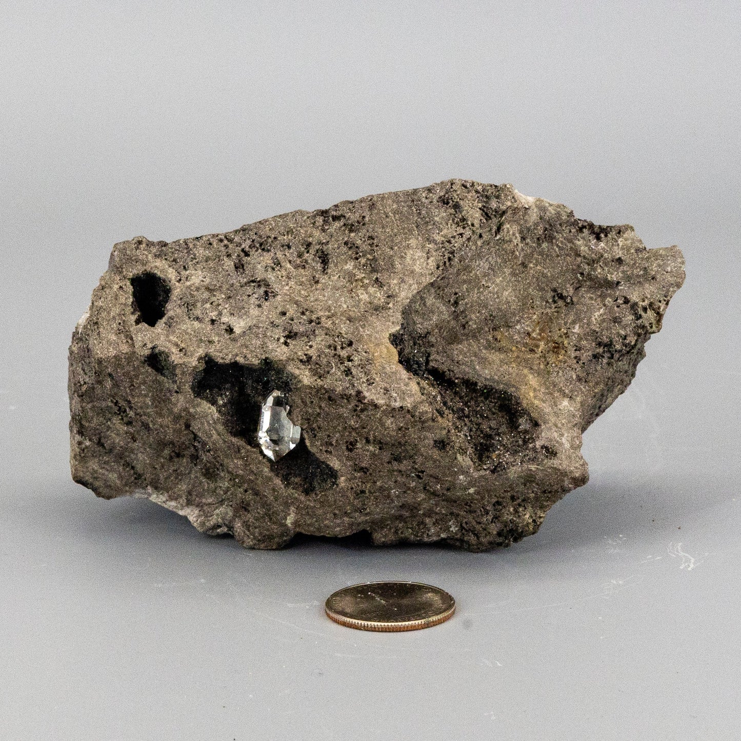 Herkimer Diamond in Matrix Host Rock