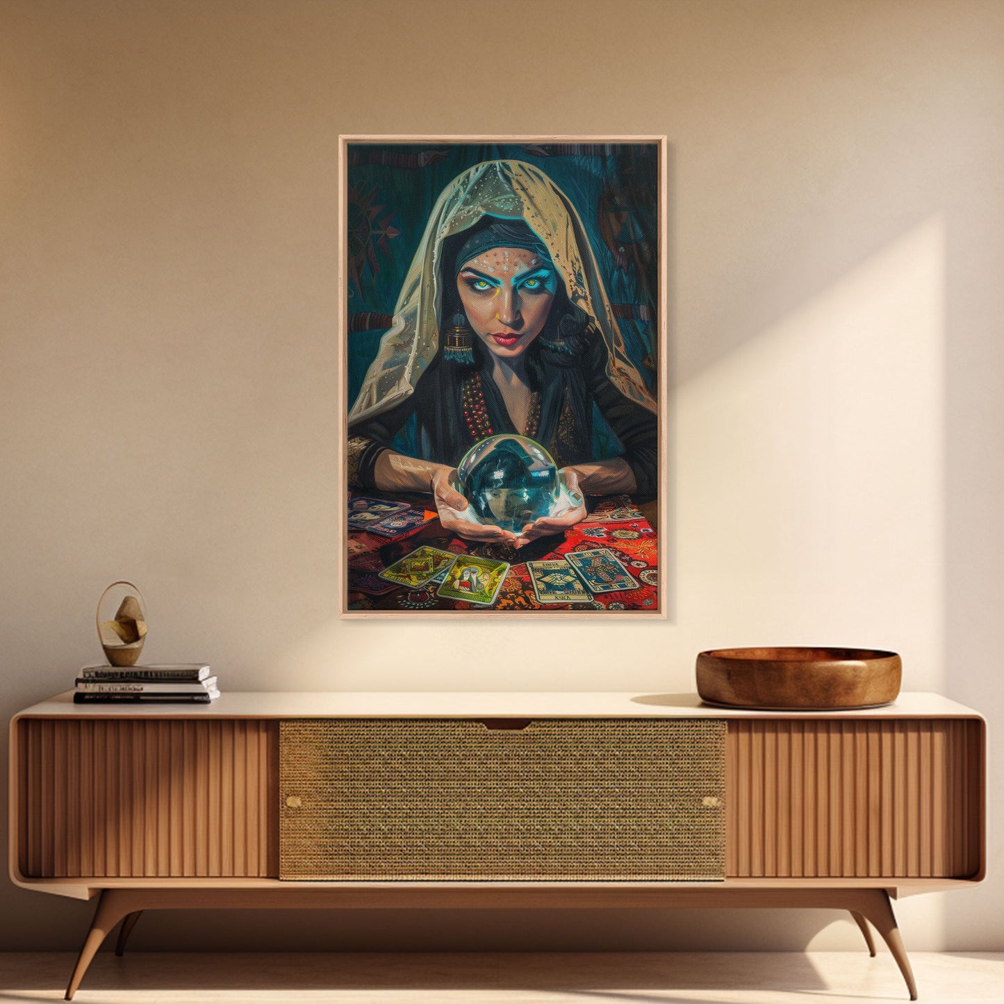 Fortune Teller with Crystal Ball Wall Art