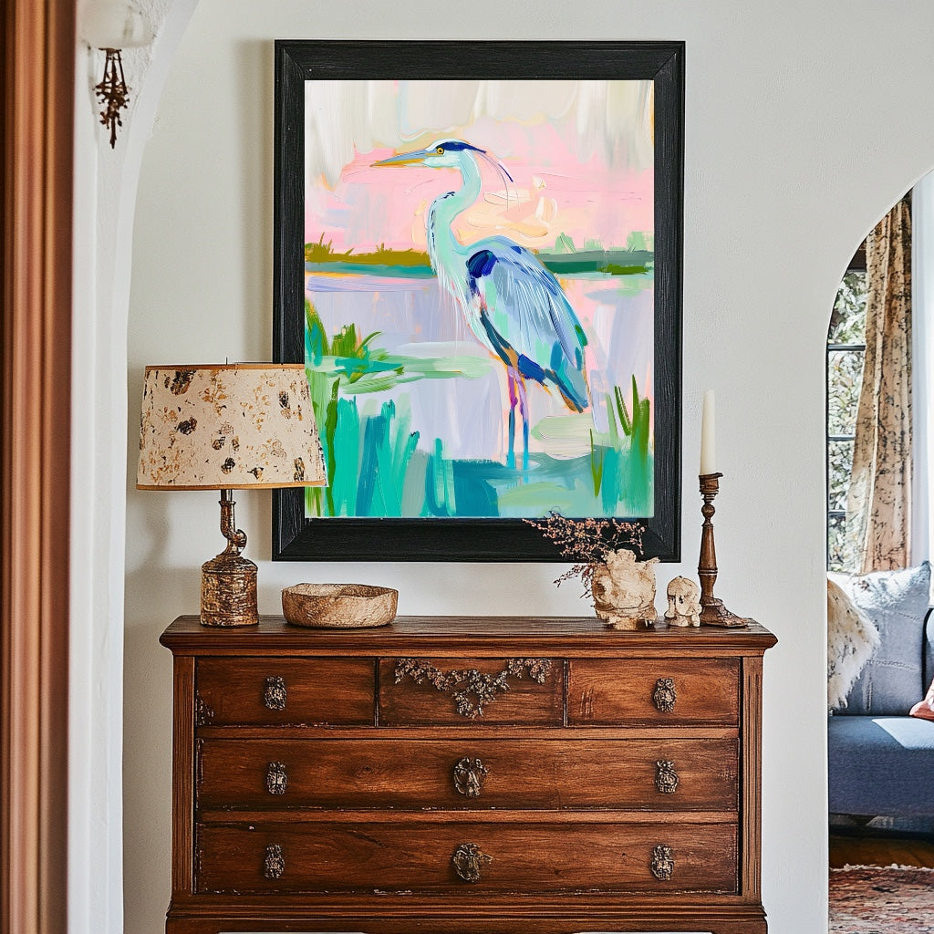 Heron - Original Painting