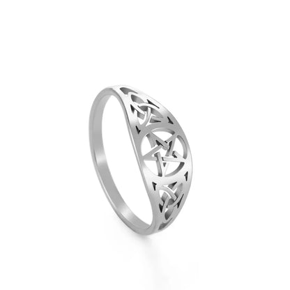 Pentacle Stainless Steel Rings