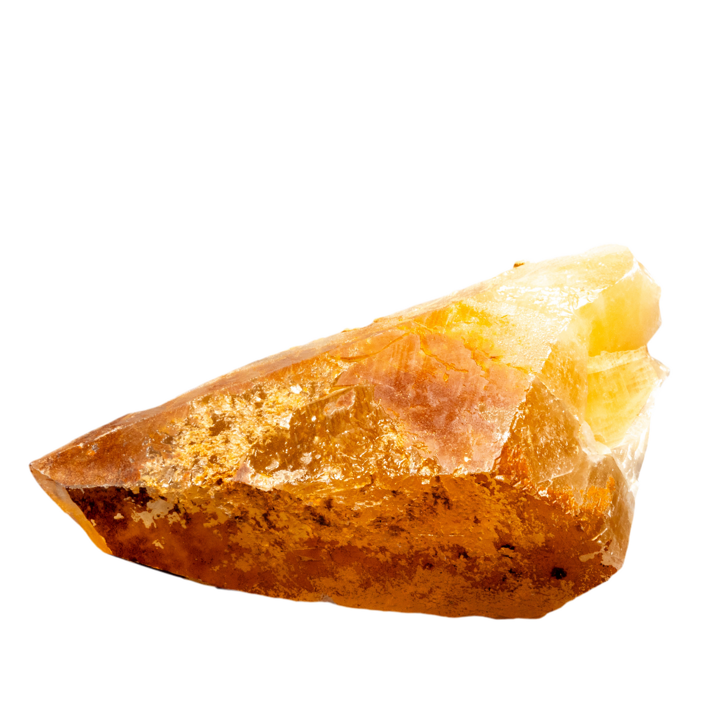 Honey Calcite Raw Point