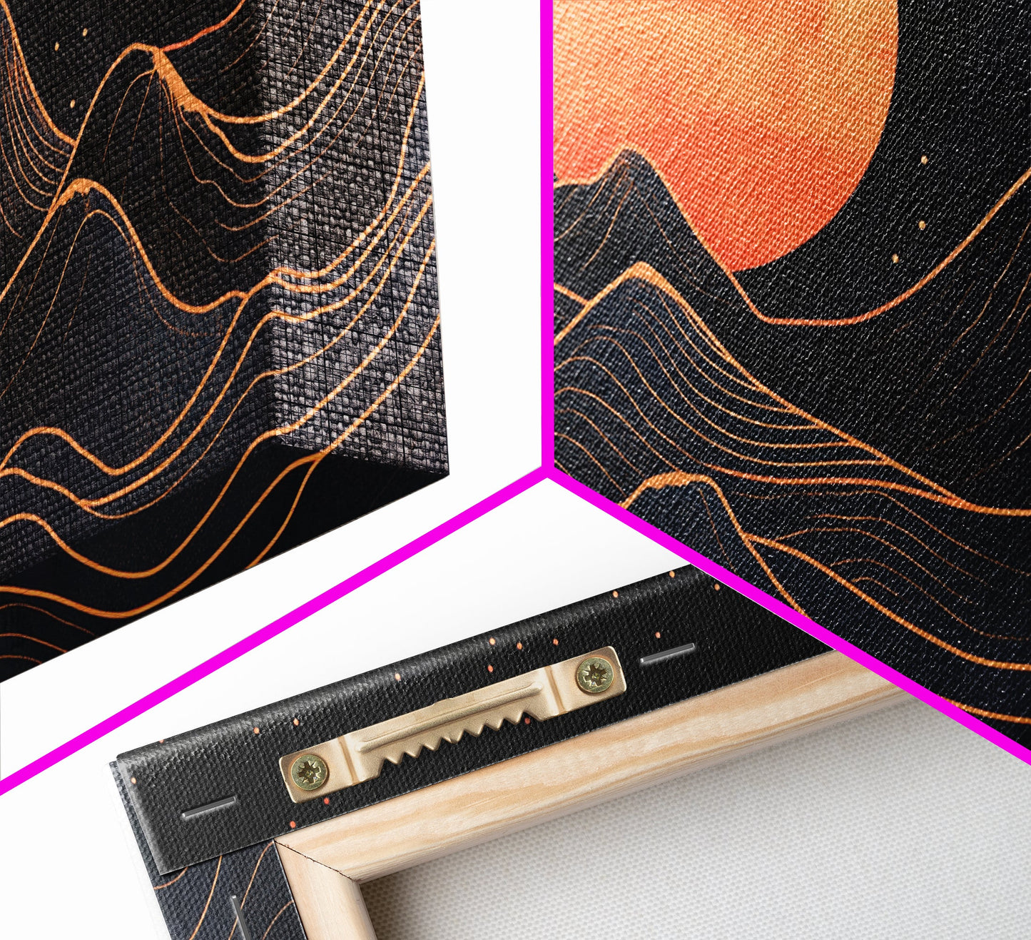 Art Deco Moon  Art