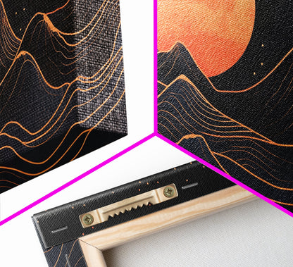 Art Deco Moon  Art