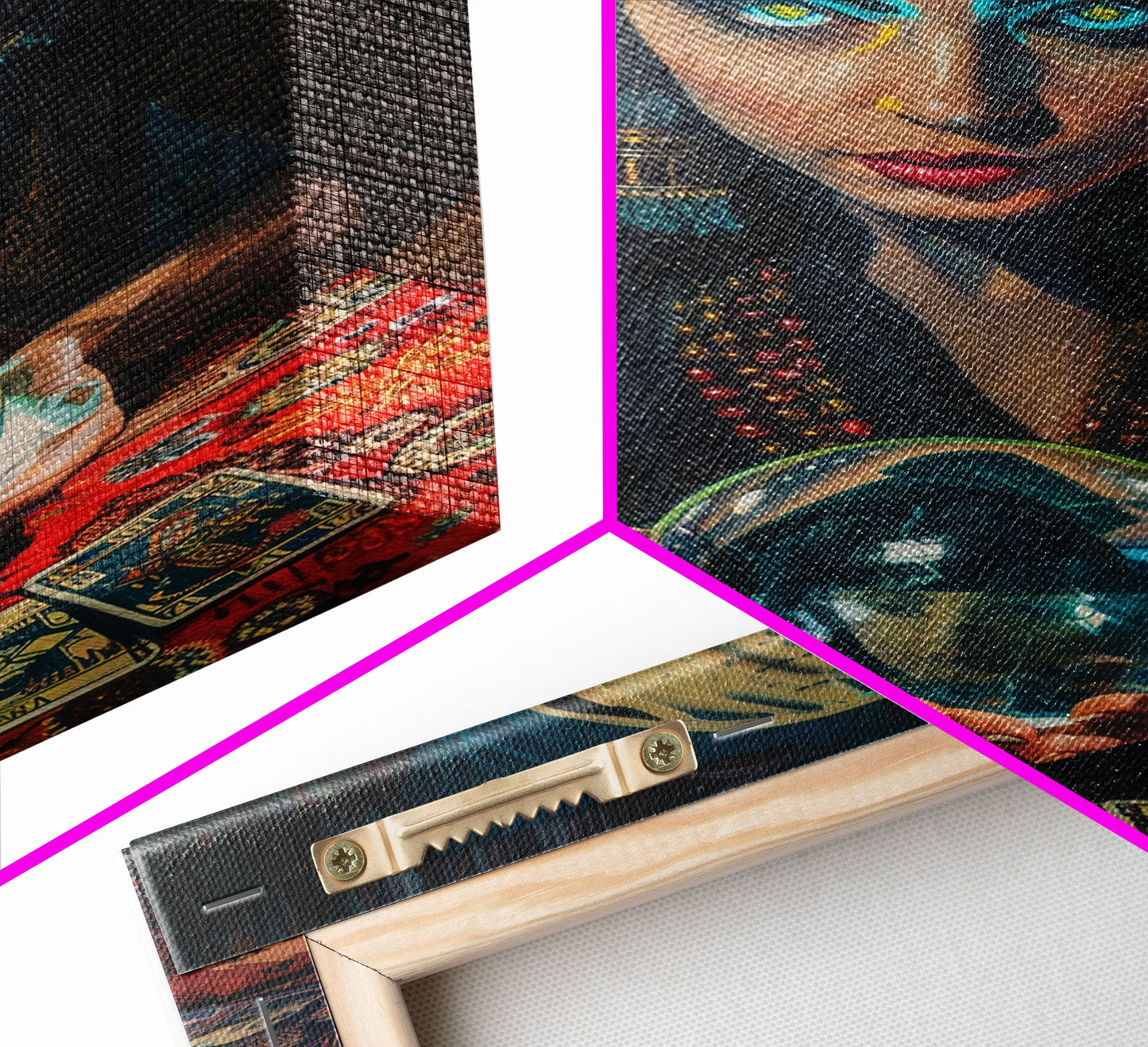Fortune Teller with Crystal Ball Wall Art