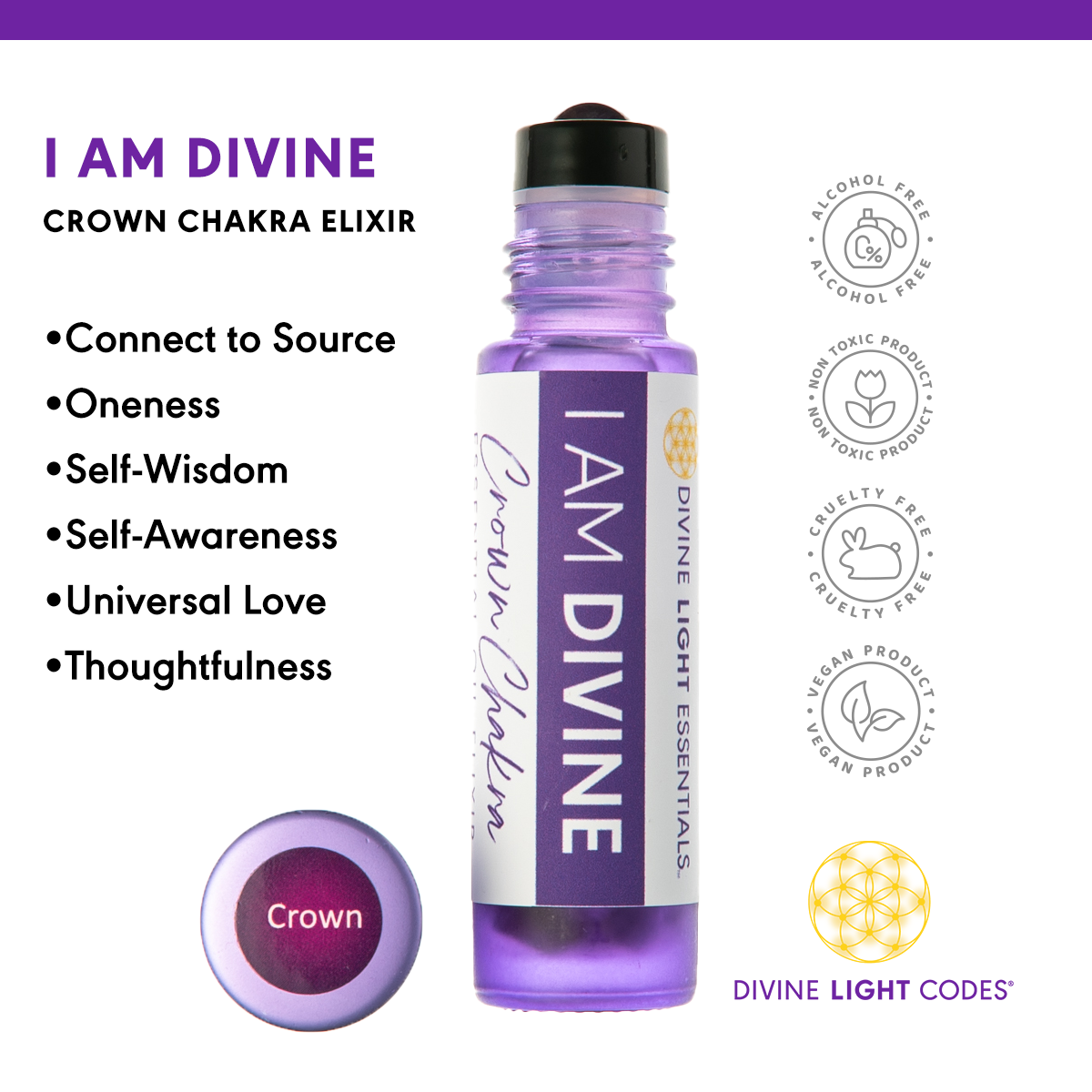 Lift Yourself Elixir Bundle - Essential Oils for Unity Consciousness - Ascension - Intuition - 3 Roller Bottles