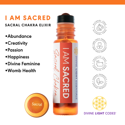 Chakra Balancing Elixirs - Essential Oils - 10 Roller Bottles Set