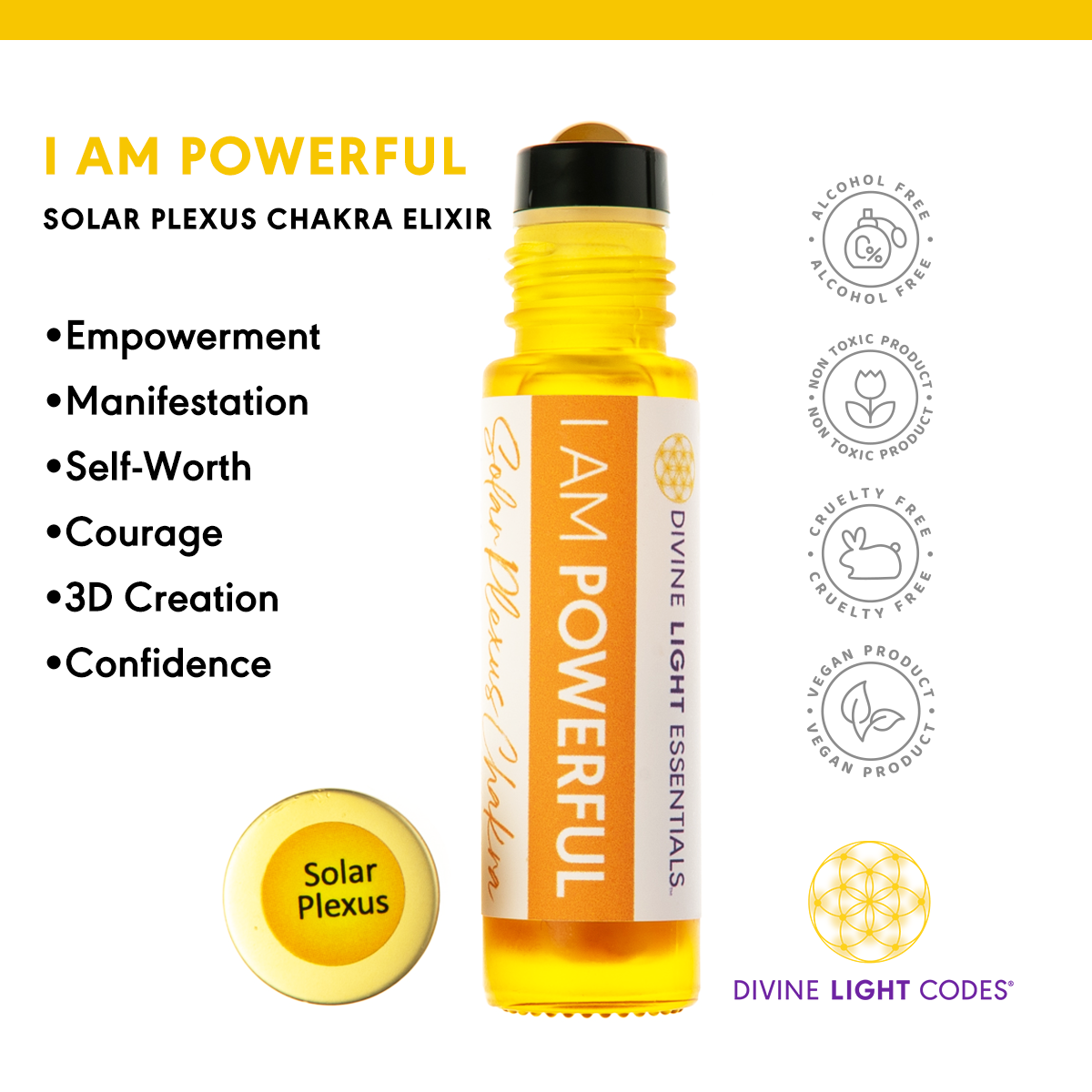 Chakra Balancing Elixirs - Essential Oils - 10 Roller Bottles Set