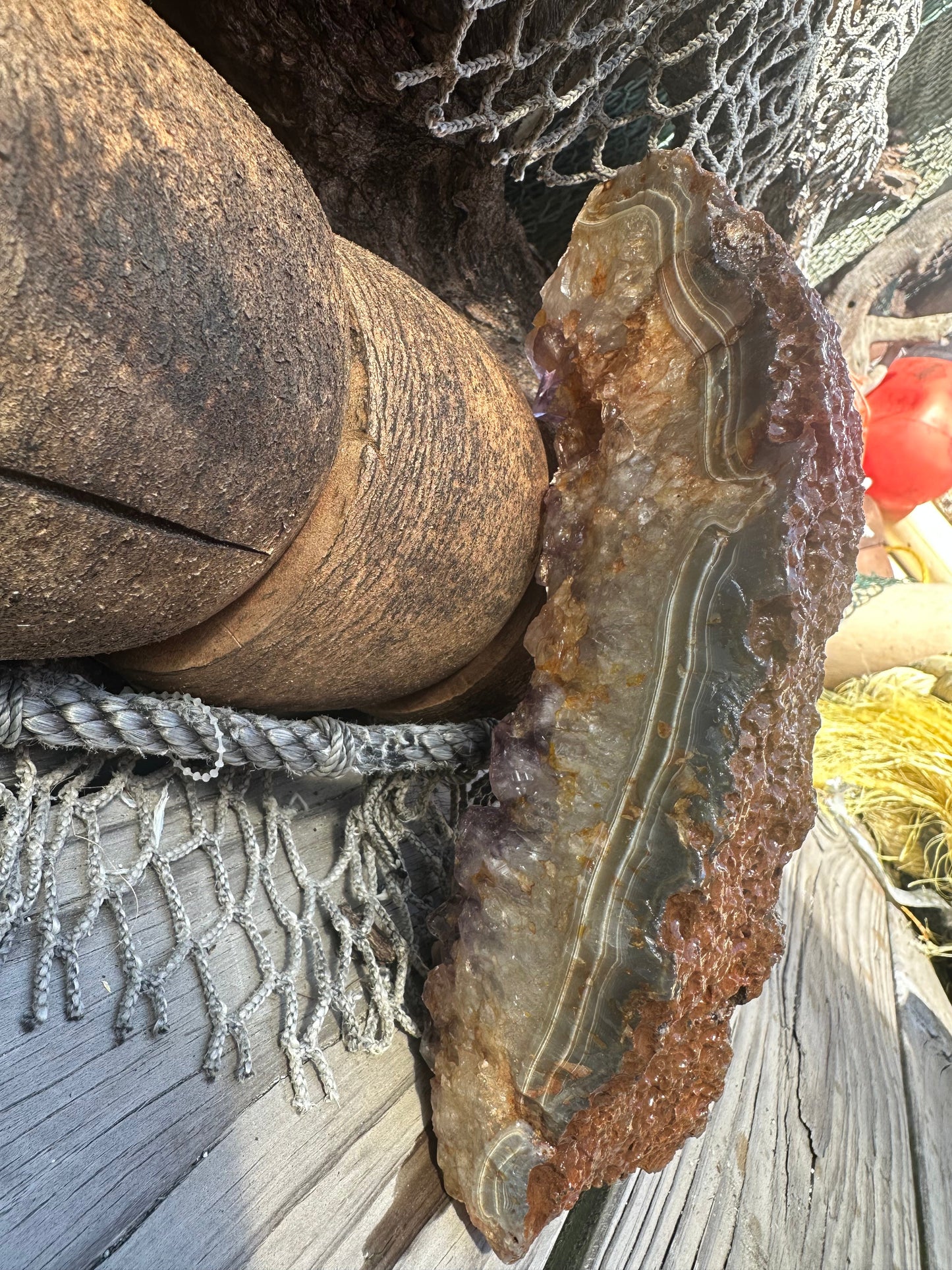 Natural Amethyst Cluster Crystal Specimen-Raw Purple Quartz Geode  (9x3.4x3.8)