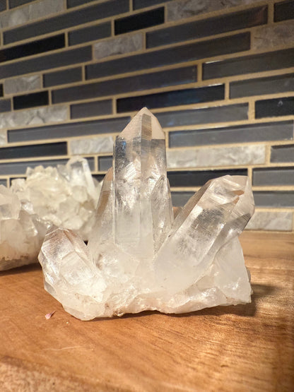 Clear Quartz Crystal Cluster