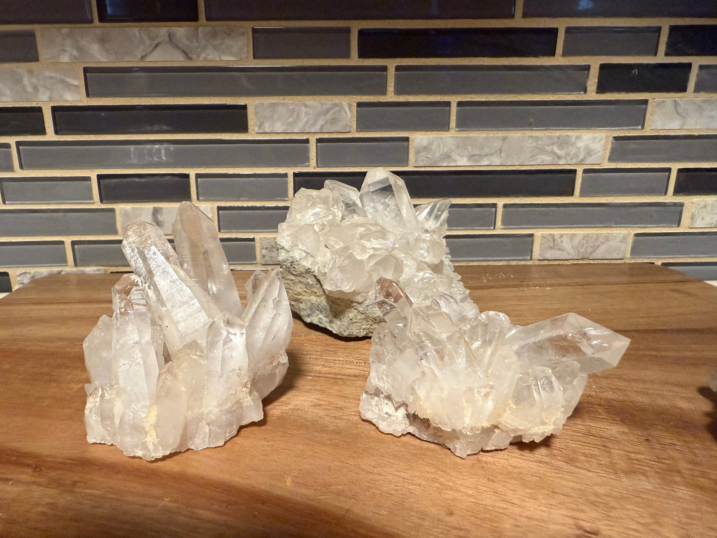 Clear Quartz Crystal Cluster