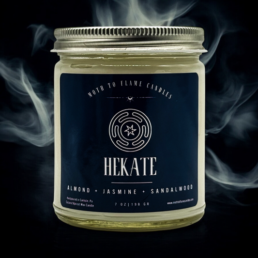 Hekate – 7 oz - Pistachio, Jasmine, Sandalwood, Vanilla
