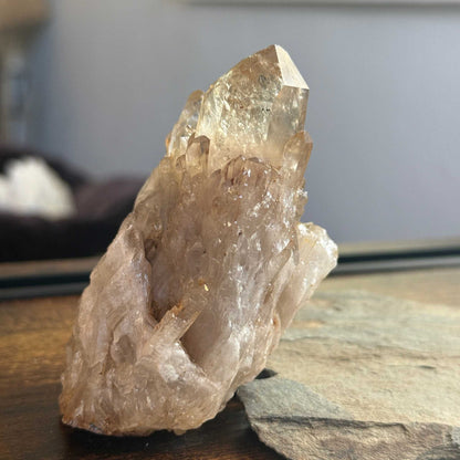 Kundalini Citrine Cluster with Mystic Cave ✨🔮