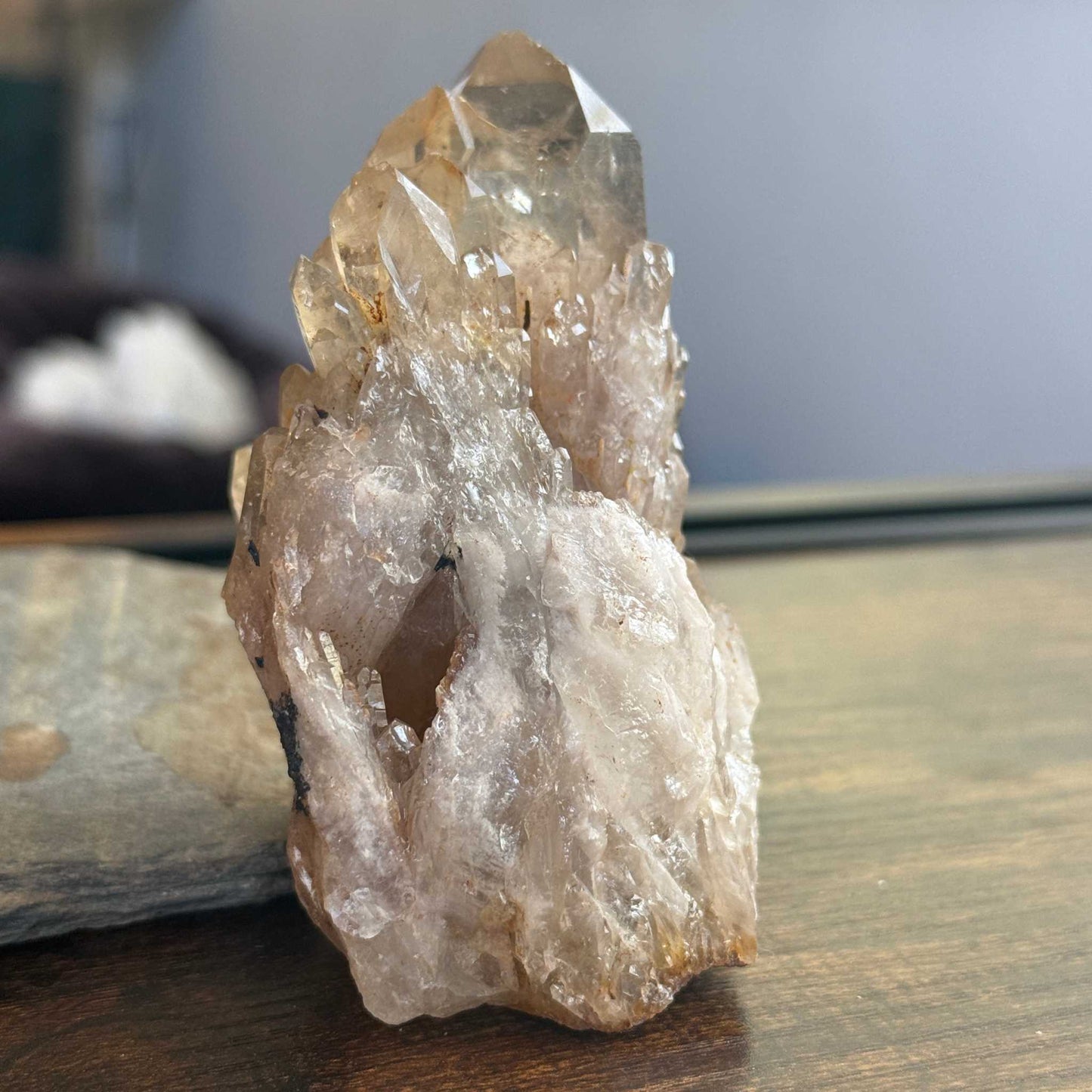 Kundalini Citrine Cluster with Mystic Cave ✨🔮