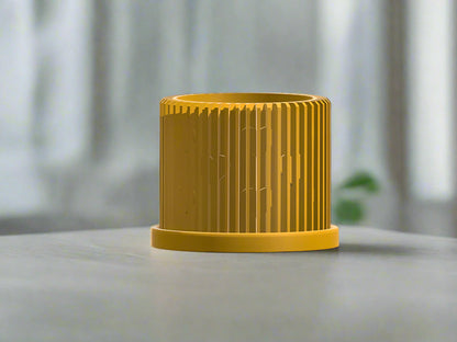 Modern Heart-Shaped Planter with Drainage & Saucer – Unique Valentine’s Day Gift for Plant Lovers, 3d Printed Planter Home Hosting Decor,