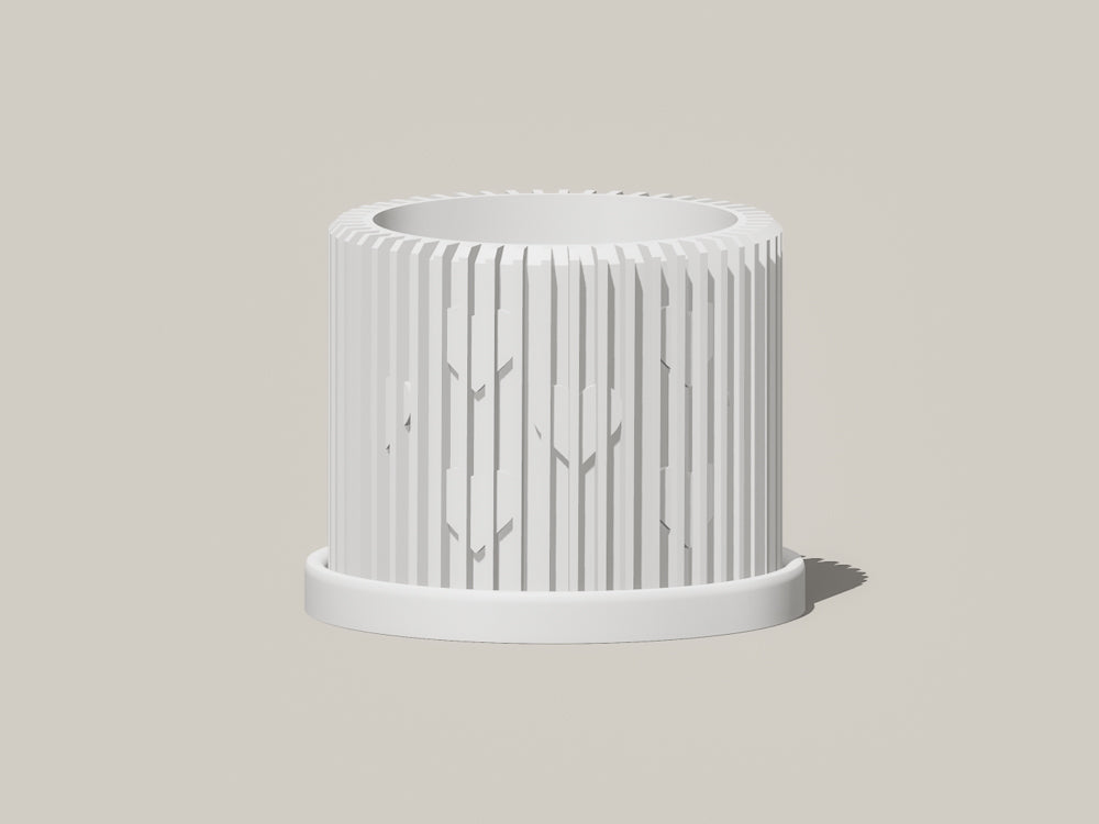 Modern Heart-Shaped Planter with Drainage & Saucer – Unique Valentine’s Day Gift for Plant Lovers, 3d Printed Planter Home Hosting Decor,